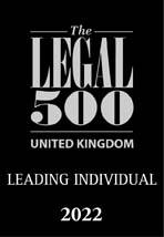 Legal 500 Leading individual 2020 Logo